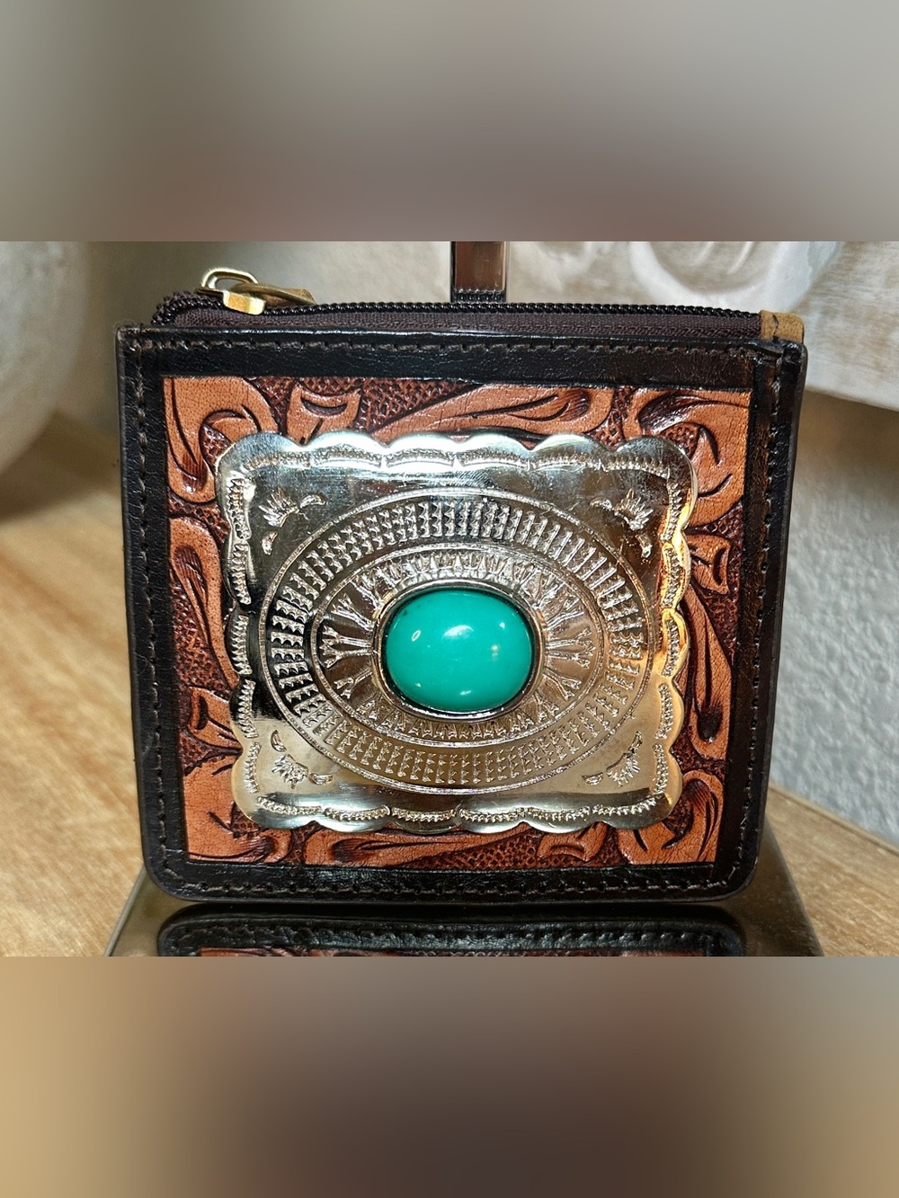 Western Leather Card Holder